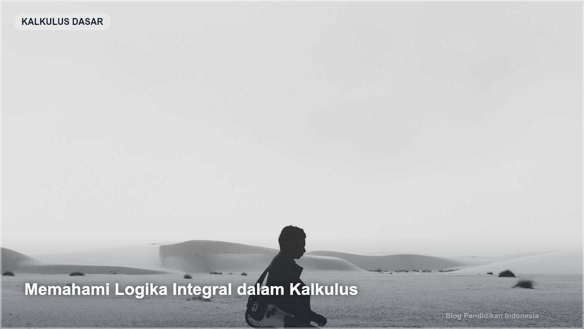 Memahami Logika Integral dalam Kalkulus - Rumus Integral Dasar dan Contoh Soalnya