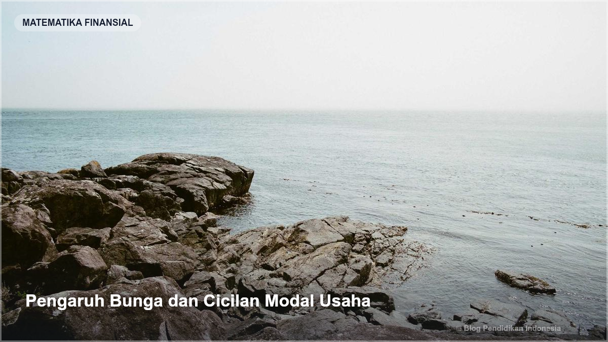 Pengaruh Bunga dan Cicilan Modal Usaha - Cara Menghitung Laba Rugi Usaha