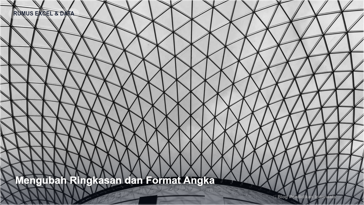 Mengubah Ringkasan dan Format Angka - Panduan Praktis Pivot Table Excel untuk Pemula
