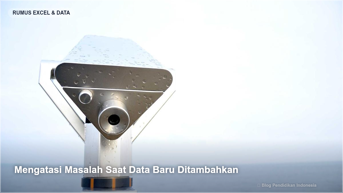 Mengatasi Masalah Saat Data Baru Ditambahkan - Panduan Praktis Pivot Table Excel untuk Pemula