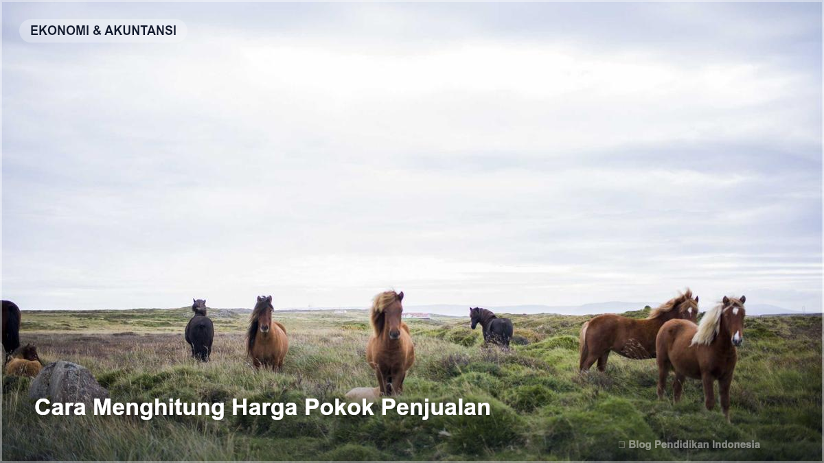 Cara Menghitung Harga Pokok Penjualan - Gambar SEO Blog Pendidikan