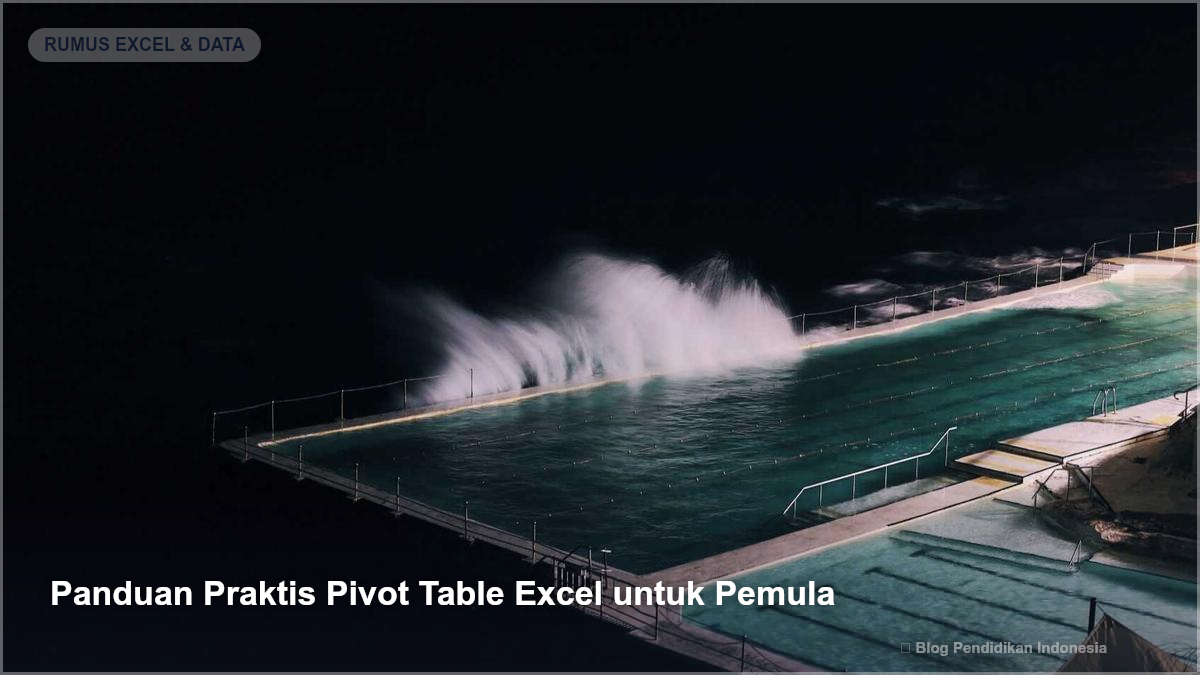 Panduan Praktis Pivot Table Excel untuk Pemula - Gambar SEO Blog Pendidikan