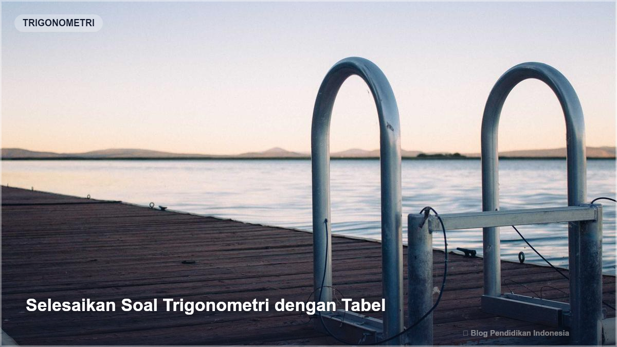 Selesaikan Soal Trigonometri dengan Tabel - Gambar SEO Blog Pendidikan