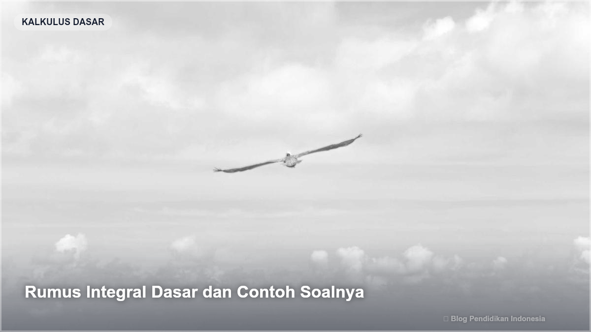 Rumus Integral Dasar dan Contoh Soalnya - Gambar SEO Blog Pendidikan