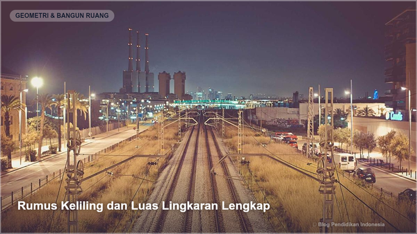 Rumus Keliling dan Luas Lingkaran Lengkap - Gambar SEO Blog Pendidikan